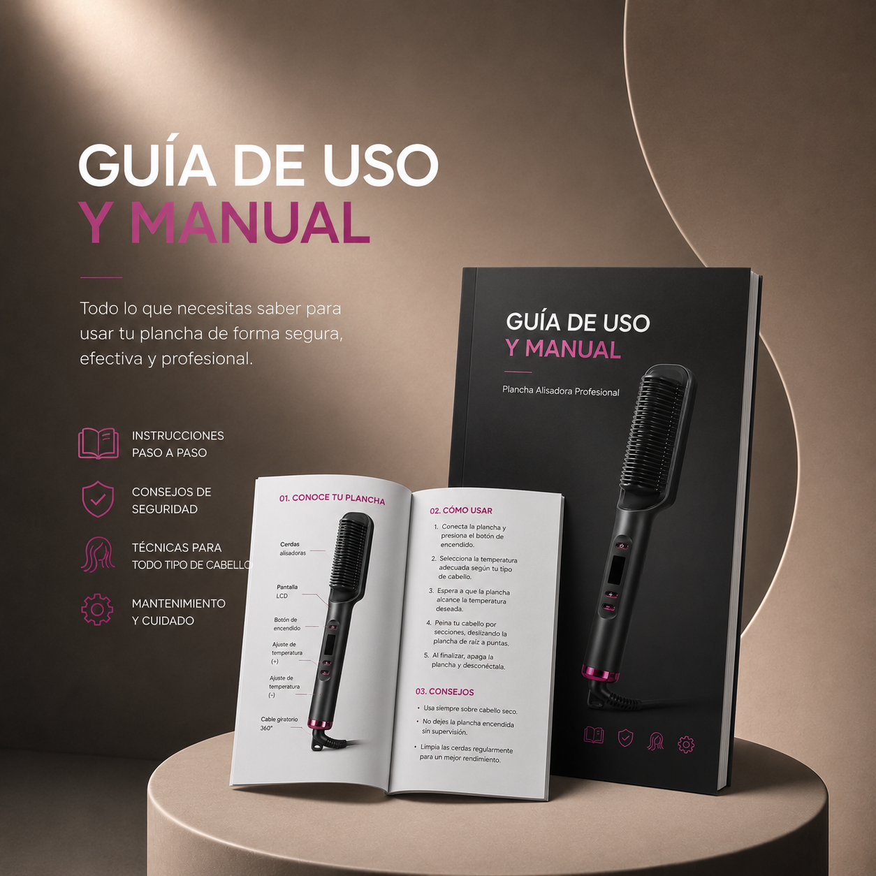 🧾 GuÃa de uso – ProStyle HeatBrush